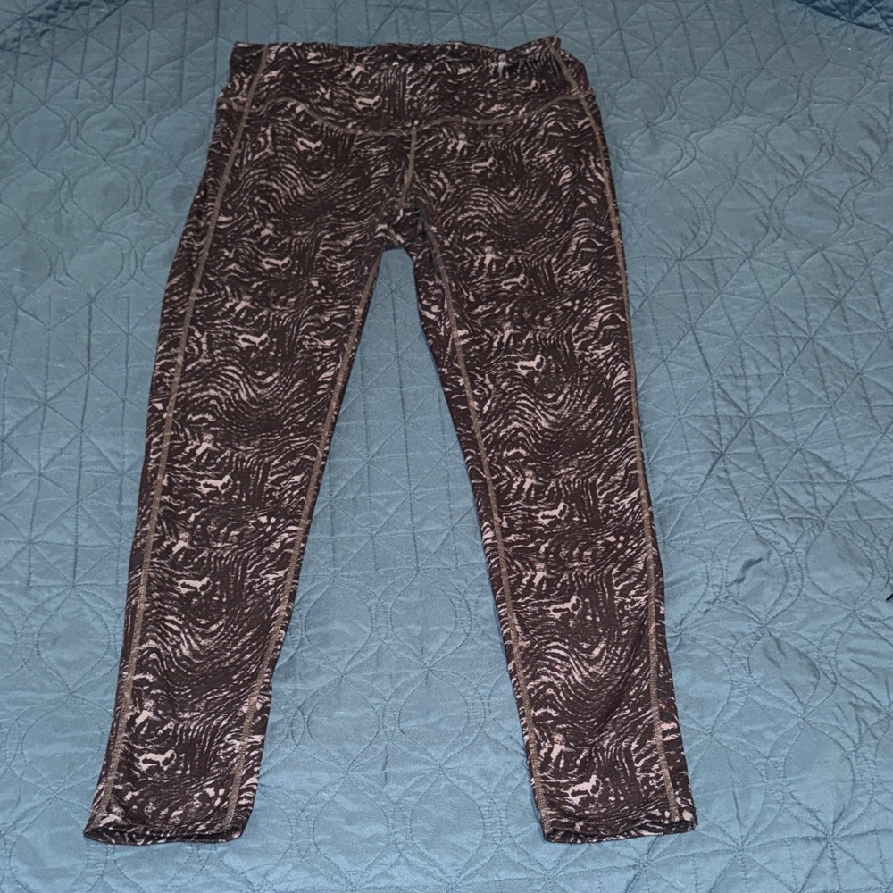 Athleta Black/Grey Leggings